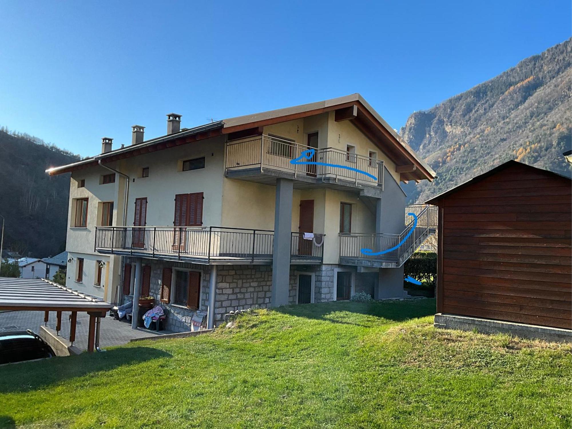 L'Acero Rosso Villa Prosto di Piuro Luaran gambar